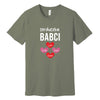 Serduszka Babci Personalized T-Shirt in Military Green