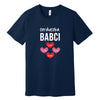 Serduszka Babci Personalized T-Shirt in Navy
