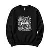 Polska landmarks patriotic Polish crewneck sweatshirt - black
