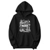Polska landmarks patriotic Polish hoodie - black