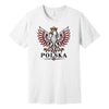 Polska crowned white eagle Polish t-shirt - white tee