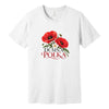 Dumna Polka poppies Polish t-shirt - white tee