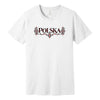 Polska black and red folk ornament Polish t-shirt - white tee