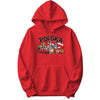 Polska Poland icons graffiti Polish hoodie - red