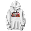 Polska Poland icons graffiti Polish hoodie - white