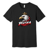 Polska crowned eagle head Polish t-shirt - black tee