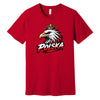 Polska crowned eagle head Polish t-shirt - red tee