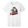 Polska crowned eagle head Polish t-shirt - white tee