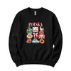 Polska coquette Poland icons Polish crewneck sweatshirt - black