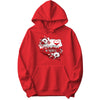 Polska w sercu red and white flowers map Polish hoodie - red