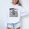 Lifestyle mockup of POLSKA Syrenka Warsaw Mermaid Polish T-shirt, crewneck and hoodie