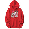 Polska crowned eagle Warsaw Krakow design on red Polish hoodie