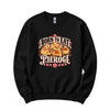 Born to Eat Pierogi Polish crewneck sweatshirt in black
