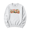 Polska landmarks letters Polish crewneck sweatshirt in white