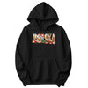 Polska landmarks letters Polish hoodie in black