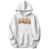 Polska landmarks letters Polish hoodie in white