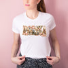 Lifestyle mockup of Polska Blush Landmarks Polish T-shirt, crewneck and hoodie
