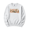 Polska blush pink landmarks letters Polish crewneck sweatshirt in white