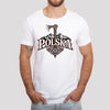 Polska Highlander axe and mountains Polish t-shirt lifestyle photo