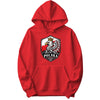Polska crowned eagle shield with mountains Polish hoodie in red
