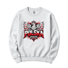 Polska graffiti crowned eagle Polish crewneck sweatshirt in white
