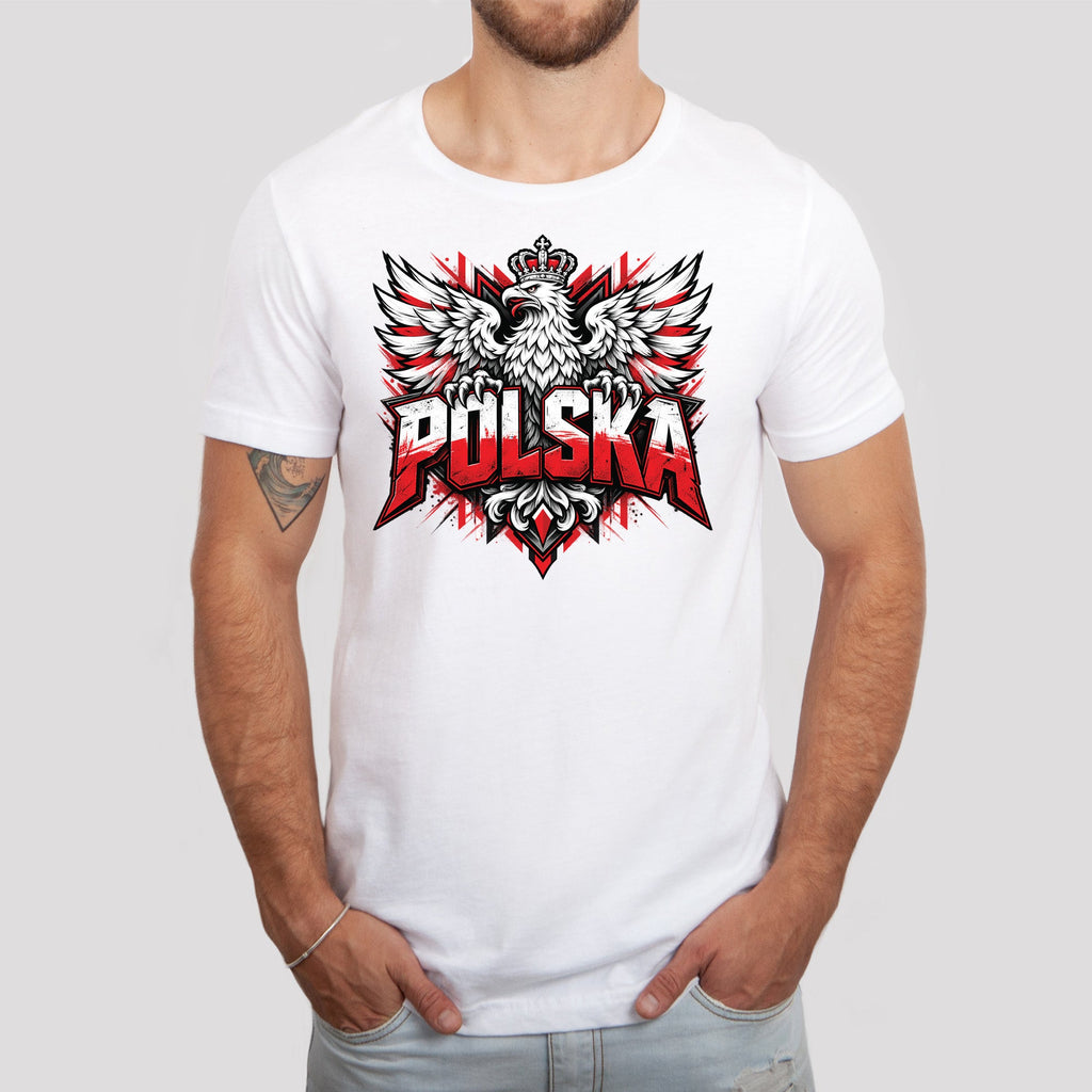 Polska graffiti crowned eagle Polish t-shirt lifestyle photo
